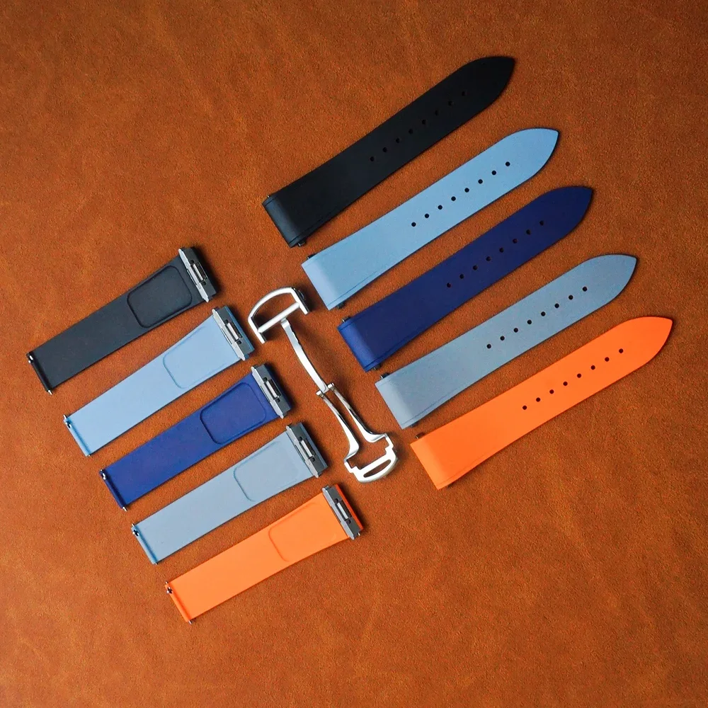 Cartier Watch Tank - FKM Rubber Watch Straps For Cartier