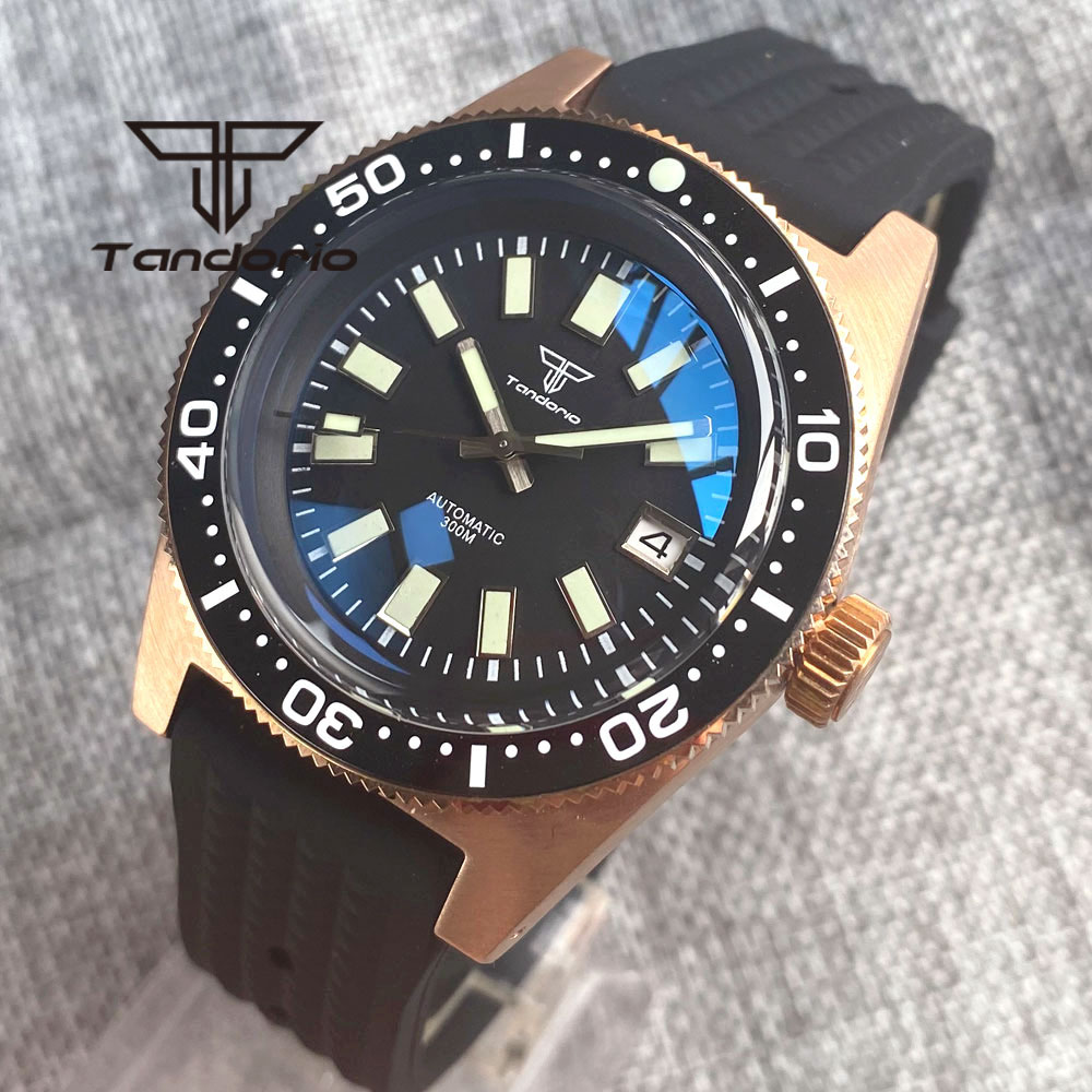 Tandorio 62 MAS CUSN8 Solid Br - Rubber Strap Diver ulasan dan harga