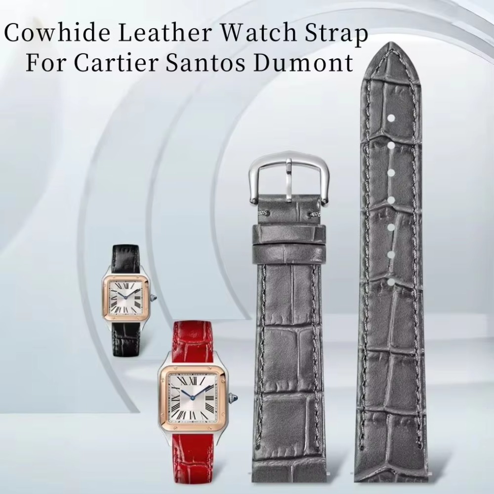 15.5mm 17.5mm 19mm Alligator P - Cartier Watch Santos ulasan dan harga