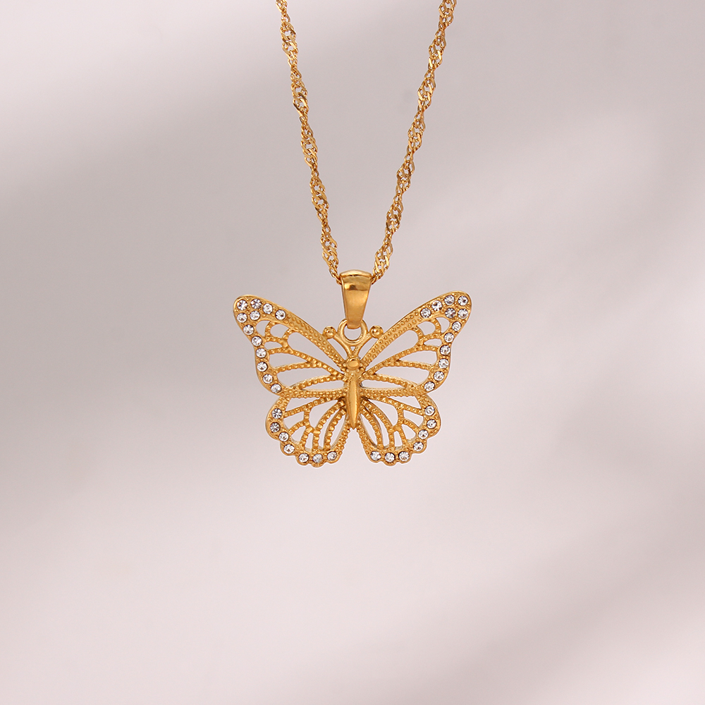 E.B.belle Jewelry Stainless St - Butterfly Clasp Deployant ulasan dan harga