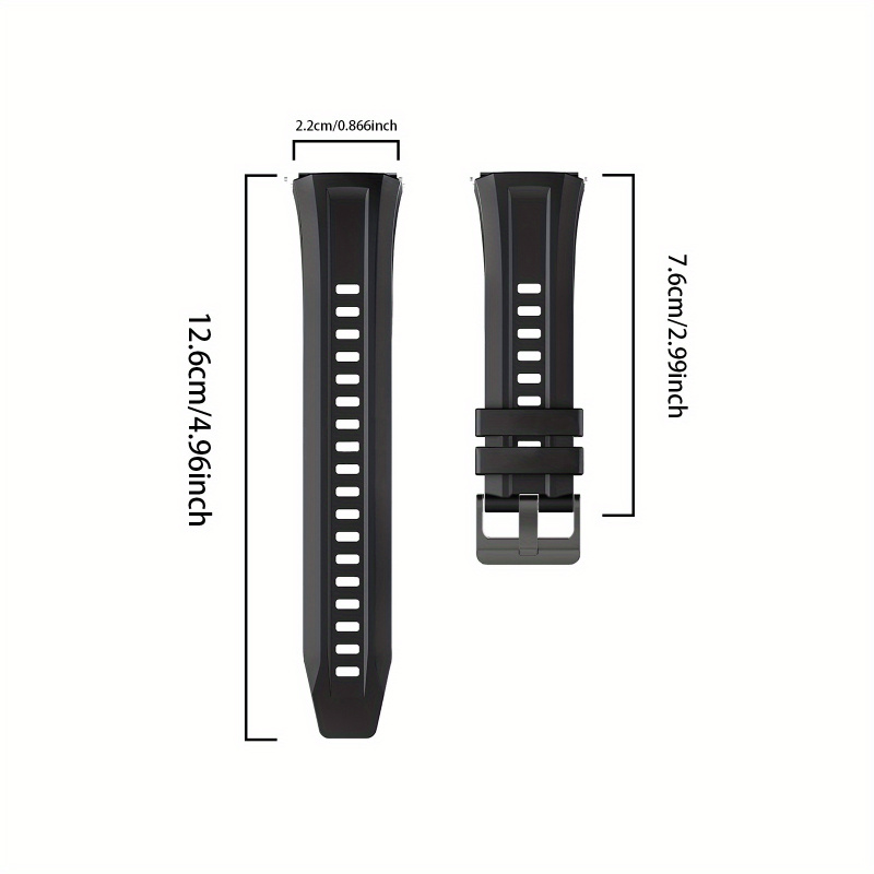 22mm Silicone Strap For Huawei - Silicone Watch Band 22Mm ulasan dan harga