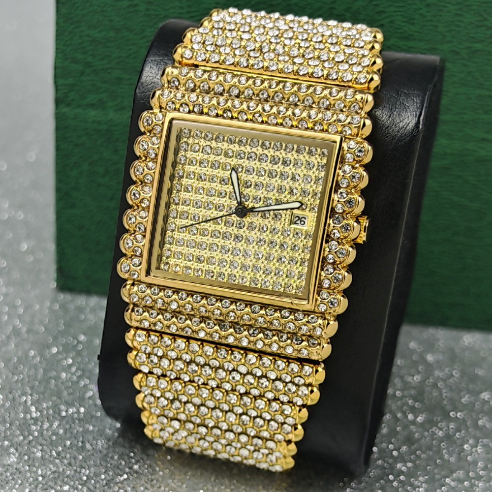 Men's New Hot Sale Hip-Hop Dia - Butterfly Clasp Deployant ulasan dan harga
