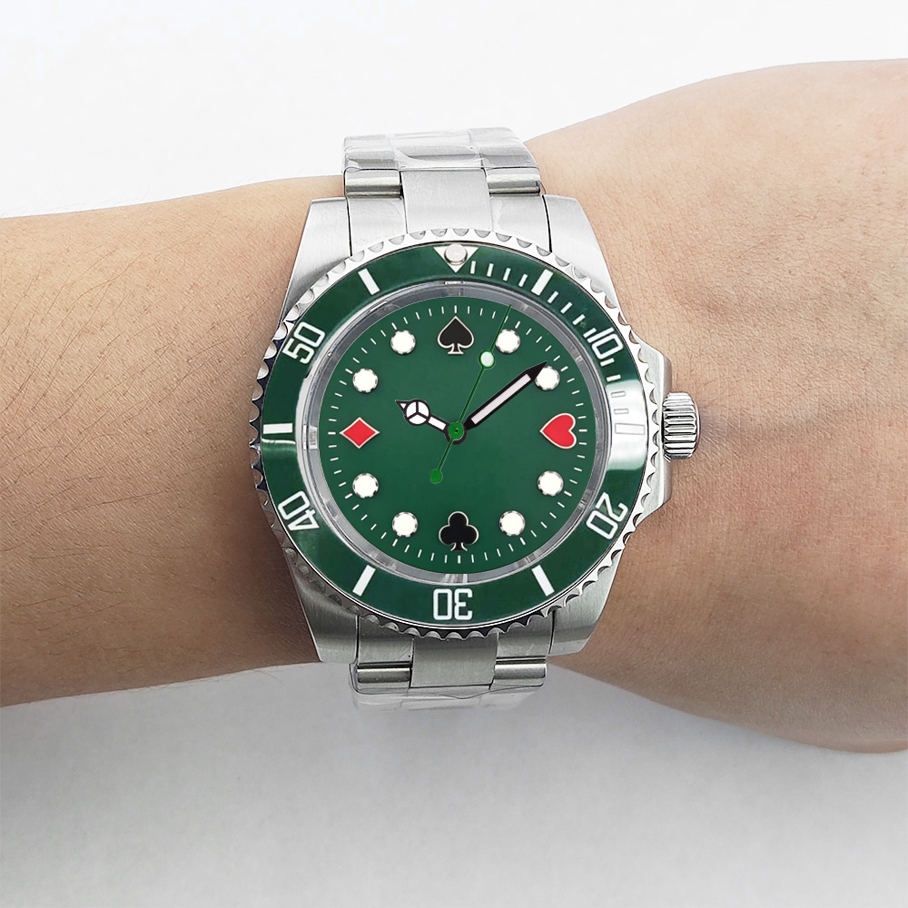 Luxury 40mm Men's Automatic Me - Stainless Bracelet Diver ulasan dan harga