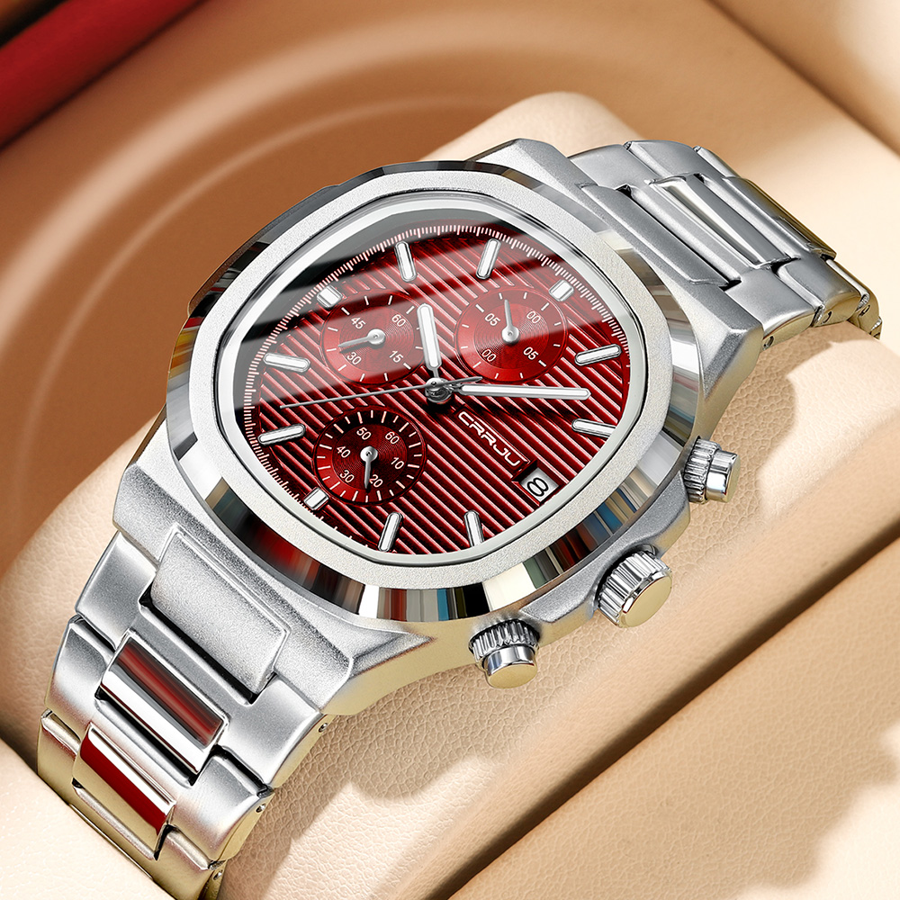 CRRJU Luxury Man Watch Busines - Patek Philippe Watch Nautilus ulasan dan harga