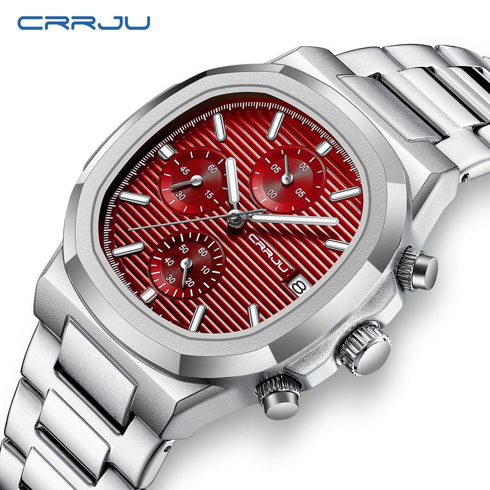 CRRJU Luxury Man Watch Busines - Patek Philippe Watch Nautilus ulasan dan harga