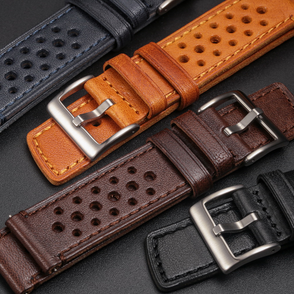 Hemsut Cowhide Watch Band Quic - Canvas Strap Watch ulasan dan harga