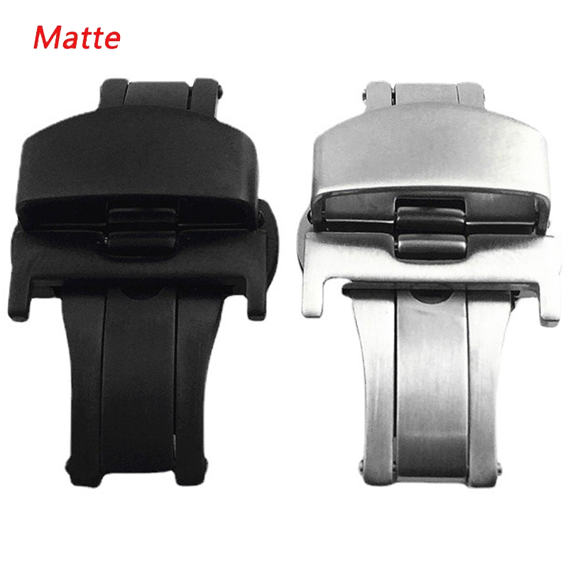 Matte Stainless Steel Butterfl - Butterfly Clasp Deployant ulasan dan harga