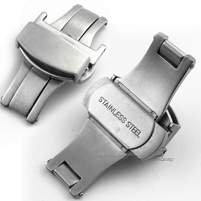 Matte Stainless Steel Butterfl - Butterfly Clasp Deployant ulasan dan harga