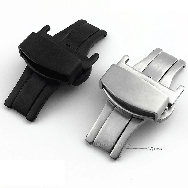 Matte Stainless Steel Butterfl - Butterfly Clasp Deployant ulasan dan harga
