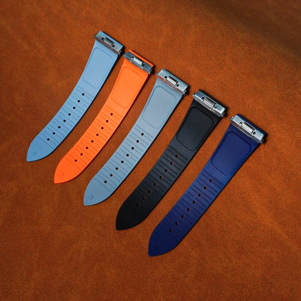 FKM Rubber Watch Straps For Ca - Cartier Watch Tank ulasan dan harga