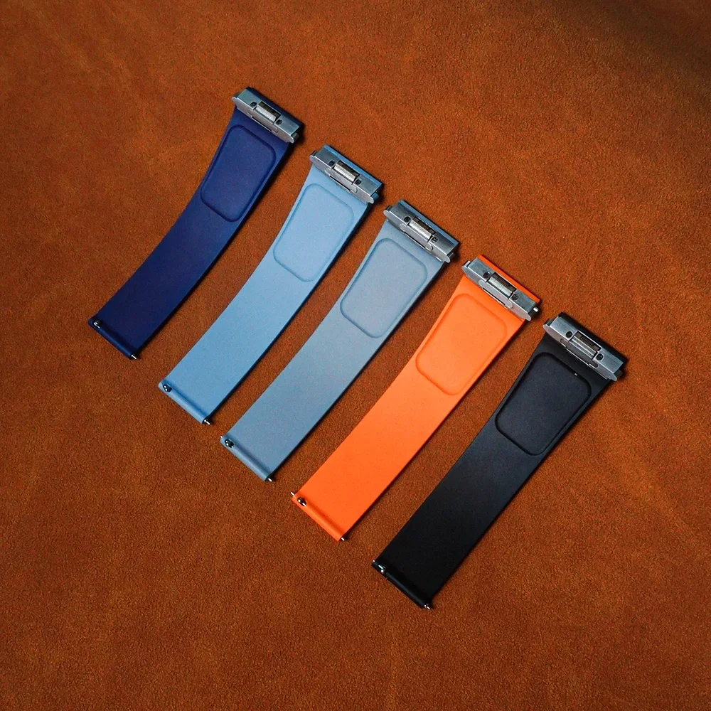 FKM Rubber Watch Straps For Ca - Cartier Watch Tank ulasan dan harga